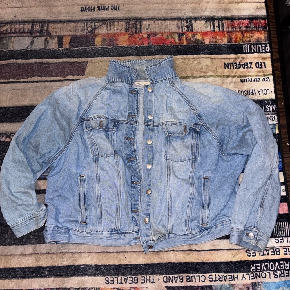Madewell Light Blue Denim Jacket 3X